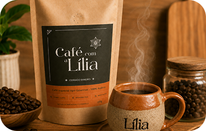 Café especial da linha Café com a Lília